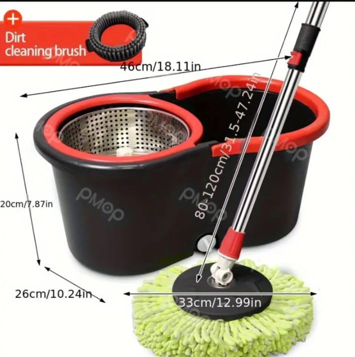 PMOP Spin Mop With Spinner And Bucket